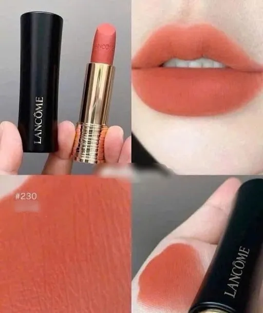 Son Lancôme L'Absolu Rouge Drama Matte Lipstick 230 Unleash The Drama Màu Cam Cháy