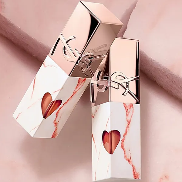 Son Yves Saint Laurent YSL The Inks Vinyl Cream #442 Cuppuccino Kiss Màu Cam Cháy