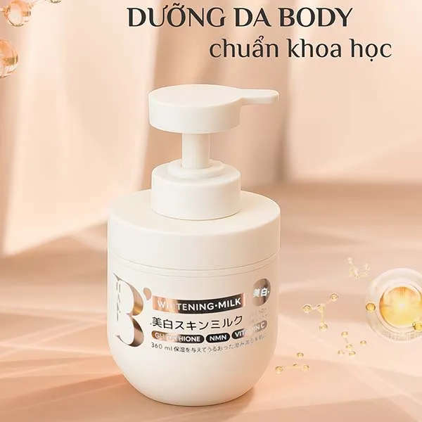 Sữa Dưỡng Thể B’Haku Whitening Milk 360ml