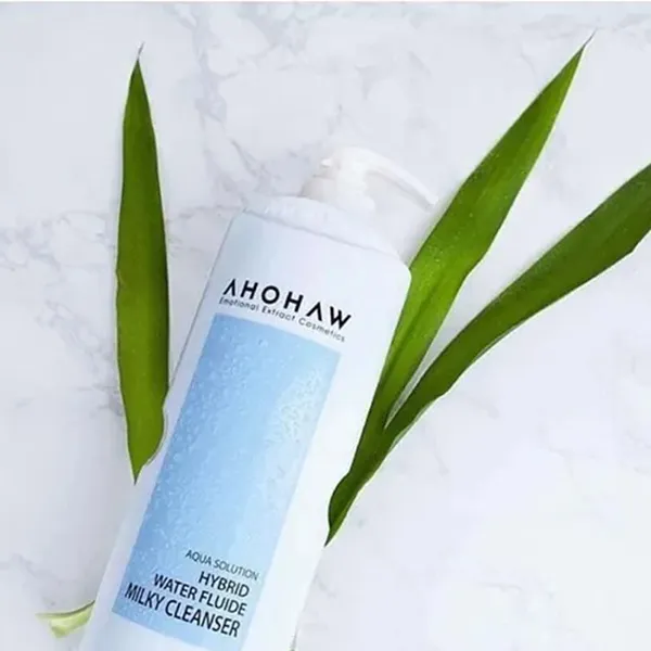 Sữa Tẩy Trang Dành Cho Mọi Loại Da Ahohwa Hybird Water Fluide Milky Cleanser 1000ml