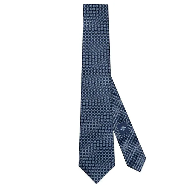 Cà Vạt Gucci Ties Men Blue Màu Xanh Blue