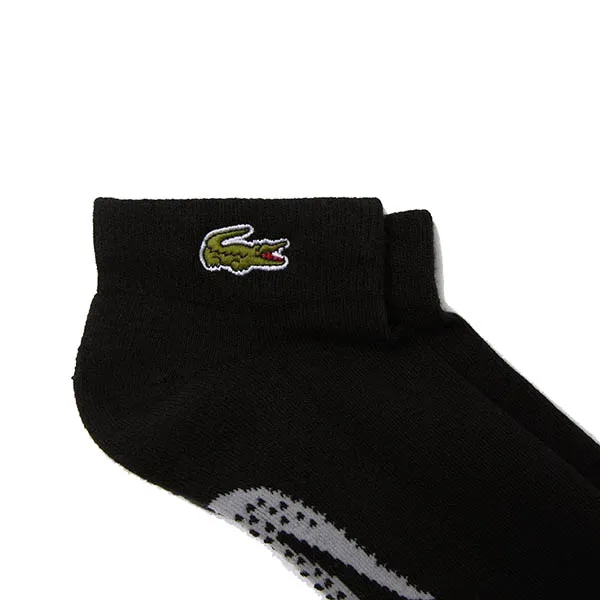Tất Unisex Lacoste Men's Short Cotton Sports Socks RA4188-SNP Màu Đen
