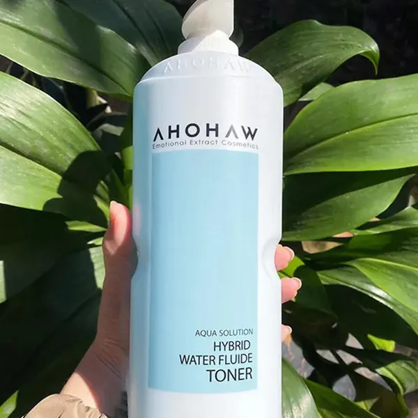 Toner Giúp Cân Bằng Da Cấp Ẩm Và Phục Hồi Ahohwa Hybird Water Fluide Toner 1000ml