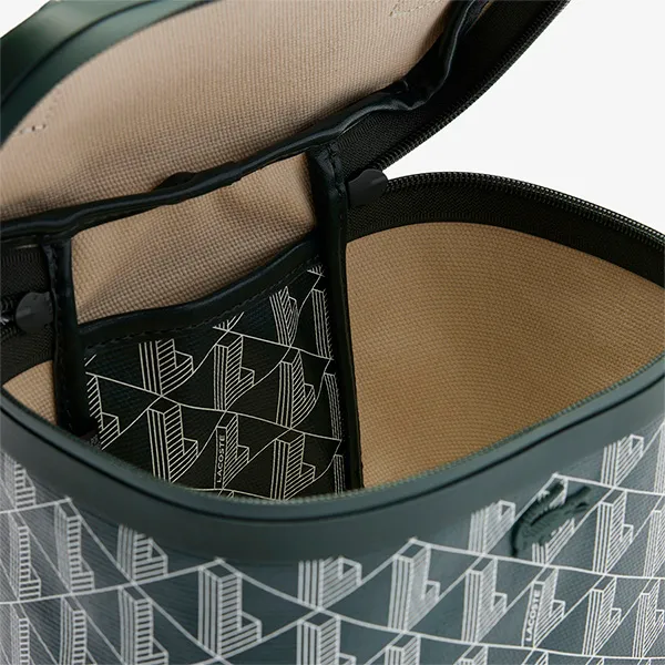 Túi Cầm Tay Lacoste Zely Vanity Case NF4727ZE P44 Màu Trắng - Xanh
