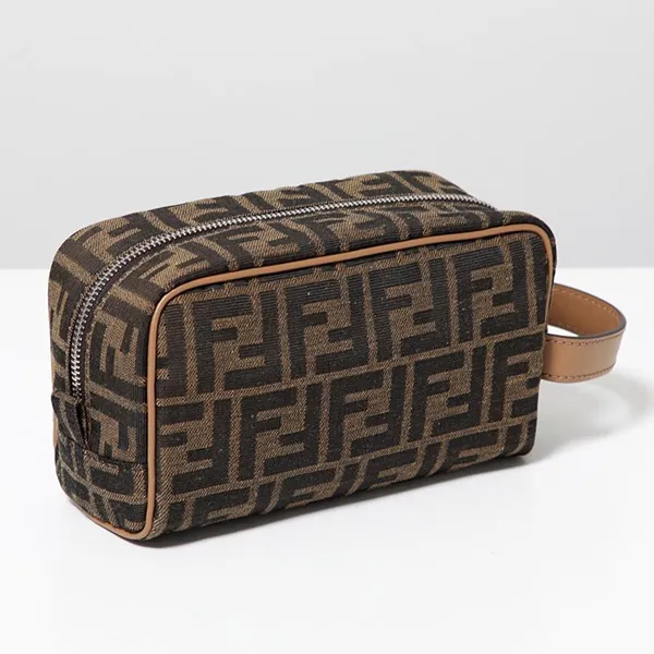 Túi Cầm Tay Nam Fendi Clutch N0151 ALWK Be Đen