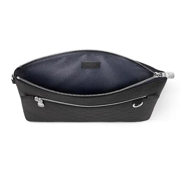 Túi Cầm Tay Nam Louis Vuitton LV Takeoff N40504 Màu Đen
