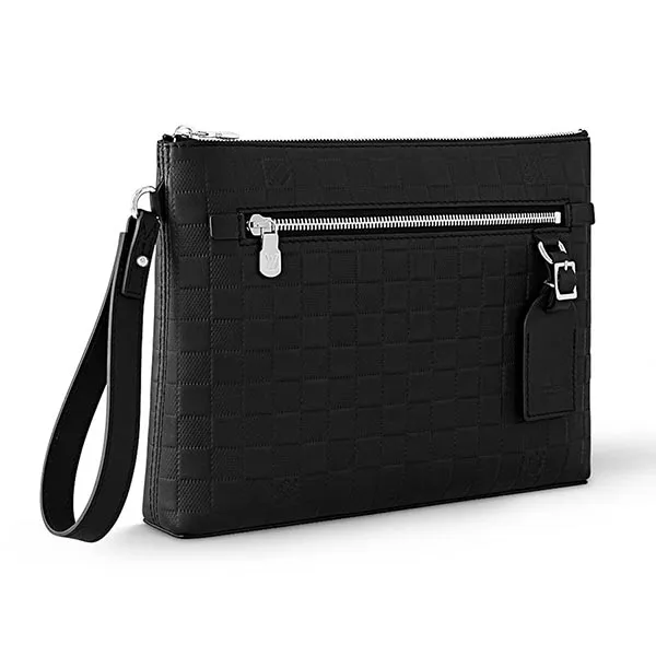 Túi Cầm Tay Nam Louis Vuitton LV Takeoff N40504 Màu Đen