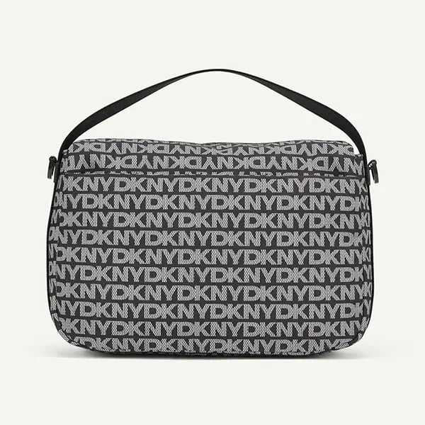 Túi Đeo Chéo DKNY Crossbody Bag Jenny Flap Black Màu Đen