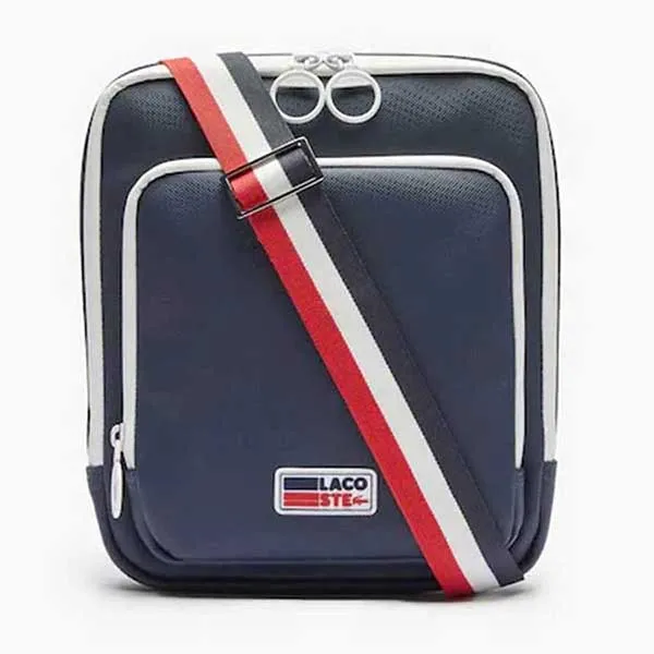 Túi Đeo Chéo Nam Lacoste Men's Classic Tricolour Crossbody Bag NH3297H F94 Màu Xanh Navy