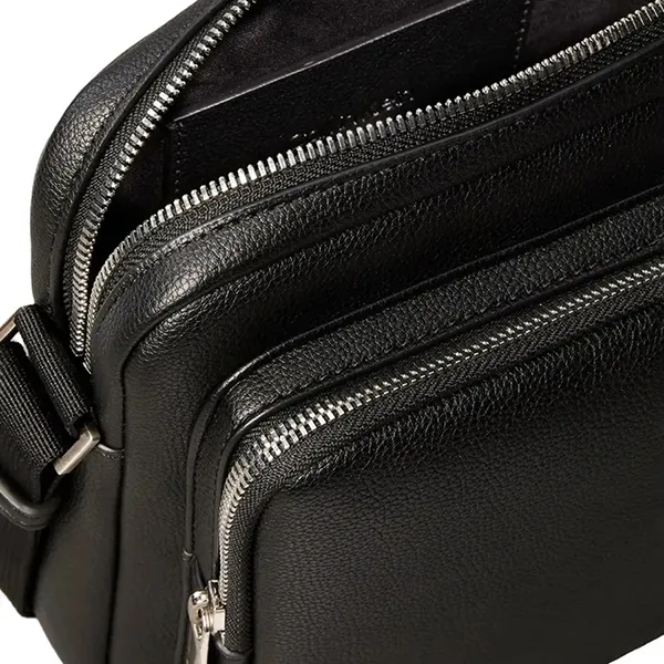 Túi Đeo Chéo Nam Calvin Klein CK Micro Pebble Reporter Bag 4D3000G 001 Màu Đen
