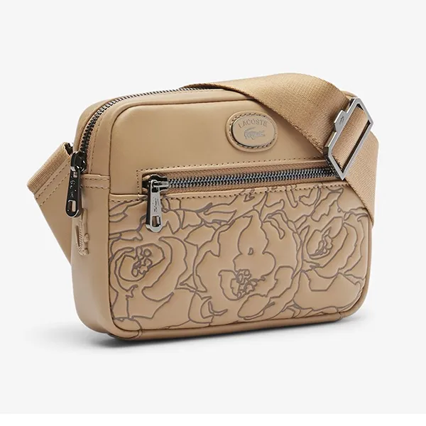 Túi Đeo Chéo Nam Lacoste Crossbody Bag Màu Be