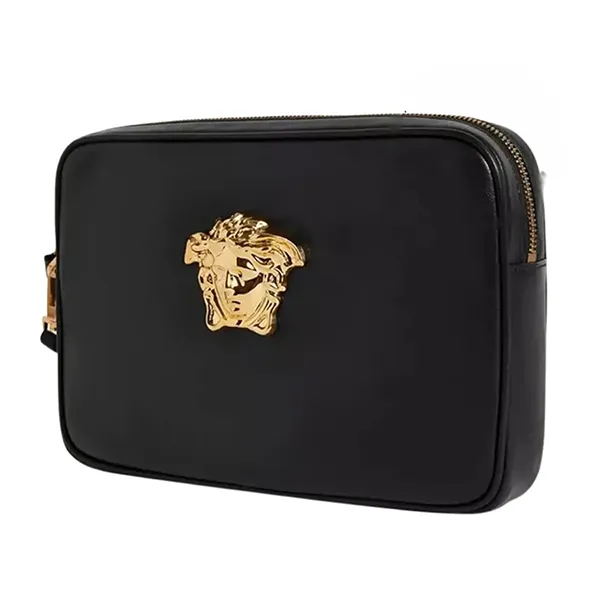 Túi Cầm Tay Nam Versace Logo Medusa Old Crossbody Bag DP88507 DVT6ME Màu Đen