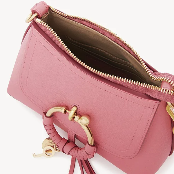 Túi Đeo Chéo Nữ Chloé Joan Mini Crossbody Bag Màu Hồng Đậm