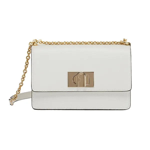 Túi Đeo Chéo Nữ Furla Mini crossbody Talco H Màu Trắng