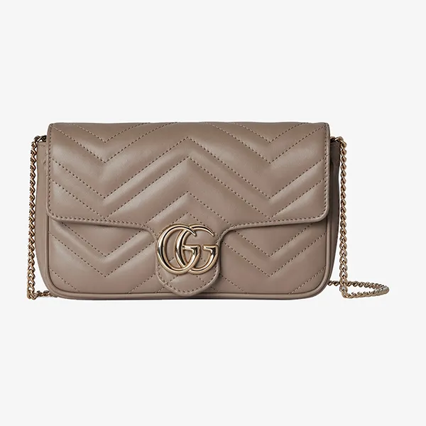Túi Đeo Chéo Nữ Gucci GG Marmont Small Shoulder Bag ‎751526 AAEKI 1543 Màu Nâu Sẫm