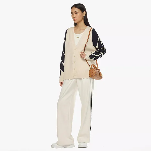 Túi Đeo Chéo Nữ MCM Ella Boston Bag In Visetos MWBESEA01CO001 Cognac Màu Nâu