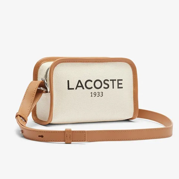 Túi Đeo Chéo Unisex Bolsa Mini Reporter Em Lona Heritage NU4733TD Màu Be Kem
