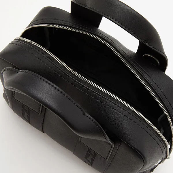 Túi Đeo Chéo Unisex Contrast Inscriptions Sports Bag NU4070PN - 000 Màu Đen