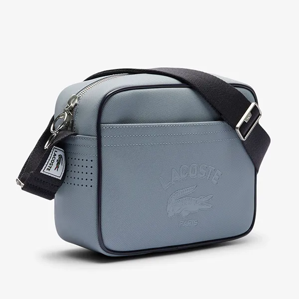 Túi Đeo Chéo Unisex Lacoste Medium Club 1930 Petit Piqué Reporter Bag NU4850UO Q52 Màu Xanh