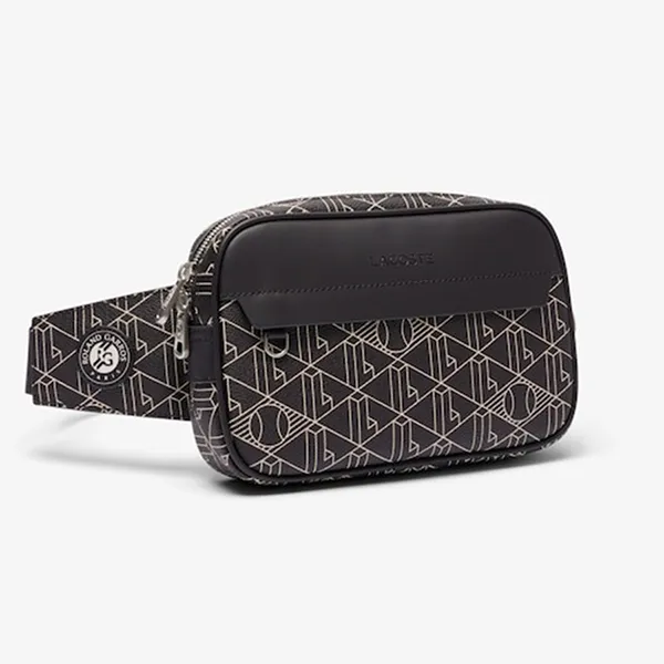 Túi Đeo Hông Nam Lacoste Men's Roland-Garros Edition Fanny Pack NH4970BG Q78 Màu Đen