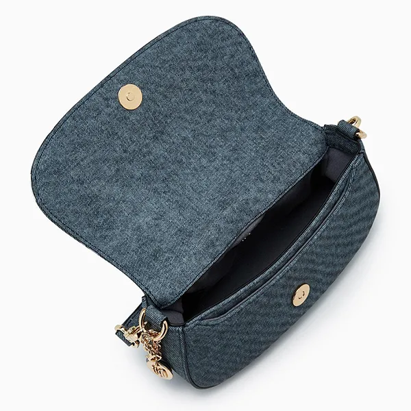 Túi Đeo Vai Nữ Lyn Bruna Infinite Xs Shoulder Bag - Printed Blue Variation 2 L25CBM239 Màu Xanh Blue