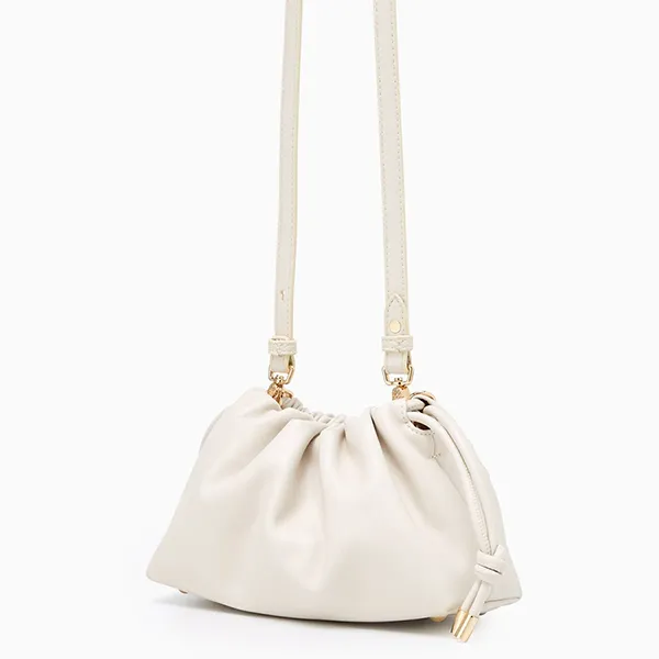 Túi Đeo Vai Nữ Lyn Floaty Drawstring Shoulder Bag - Ivory LL25CBF074 Màu Ivory