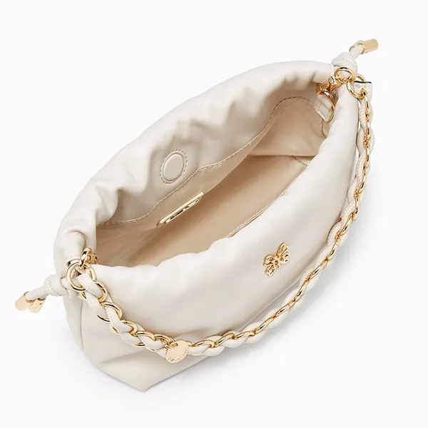 Túi Đeo Vai Nữ Lyn Floaty Drawstring Shoulder Bag - Ivory LL25CBF074 Màu Ivory