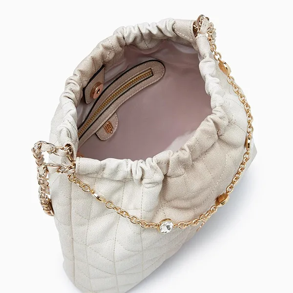 Túi Đeo Vai Nữ Lyn Monet Party Infinite L Shoulder Bag - White LL24MBF399 Màu Trắng