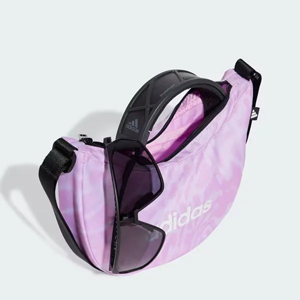 Túi Đeo Vai Nữ Adidas Linear Graphics Organizer Shoulder Bag JG1021 Màu Tím