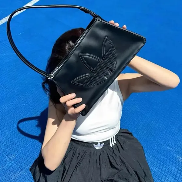 Túi Đeo Vai Nữ Adidas Trefoil Shoulder Bag IY4057 Màu Đen