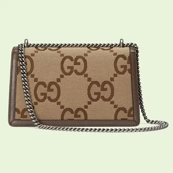 Túi Đeo Vai Nữ Gucci Dionysus Jumbo GG Small Chain Shoulder Bag 400249 Màu Nâu