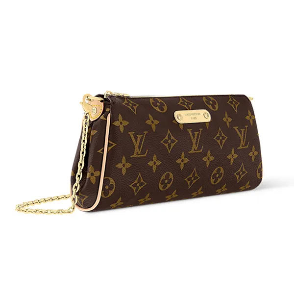 Túi Đeo Vai Nữ Louis Vuitton LV Pochette Eva M13567 Màu Nâu Đen