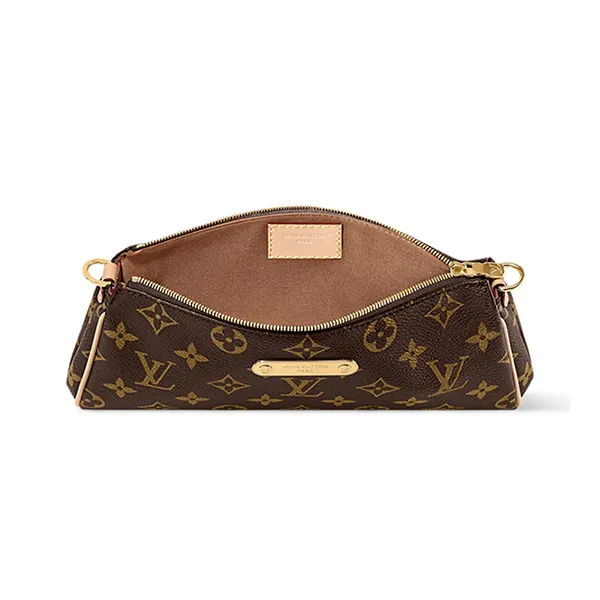 Túi Đeo Vai Nữ Louis Vuitton LV Pochette Eva M13567 Màu Nâu Đen