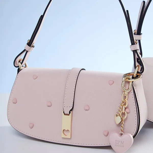Túi Đeo Vai Nữ Lyn Jayden Xs Shoulder Bag - Pink LL25CBF144 Màu Hồng