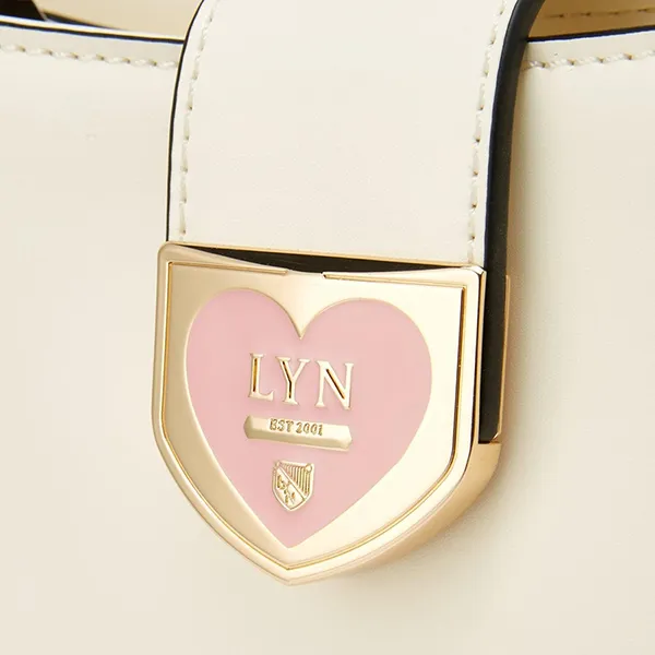 Túi Đeo Vai Nữ Lyn Re-Edit Lovely Ray S Shoulder Bag - Ivory LL25CBS121 Màu Ivory