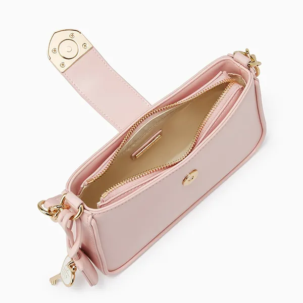 Túi Đeo Vai Nữ Lyn Re-Edit Lovely Ray S Shoulder Bag - Light Pink LL25CBS121 Màu Hồng Nhạt