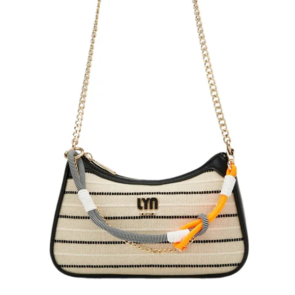 Túi Đeo Vai Nữ Lyn Viktoria S Shoulder Bag - Black LL25CBF208 Màu Đen