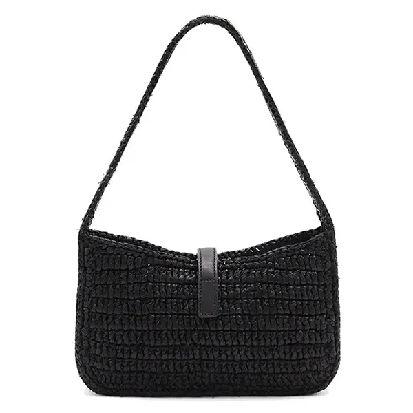 Túi Đeo Vai Nữ Yves Saint Laurent YSL Raffia Mini Màu Đen