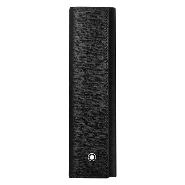 Túi Đựng Bút Montblanc Meisterstuck 4810 1-Pen Pouch Black Leather D 129258 Màu Đen