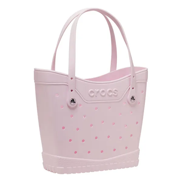 Túi Tote Nữ Crocs Classic Medium Woman Tote Bag - Pink Milk Màu Hồng Sữa