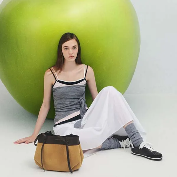 Túi Tote Nữ Charles & Keith CNK Calla Tote Bag Sahara Sand CK2-30671662 Màu Nâu Vàng
