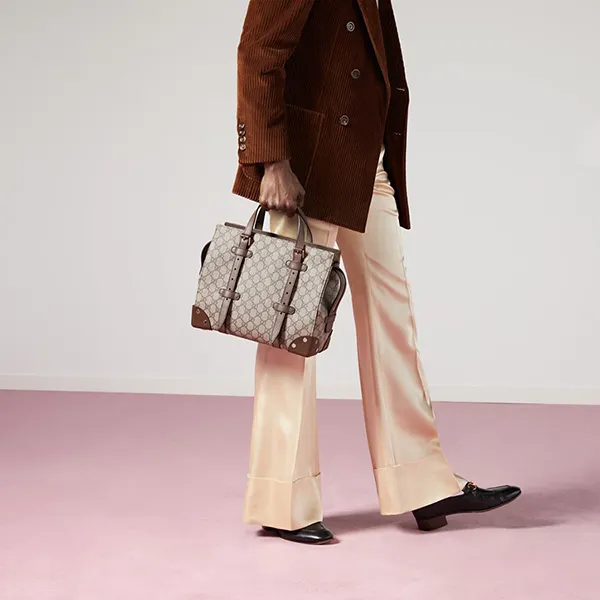 Túi Tote Nữ Gucci GG Beige ‎643814-92TDN-8358 Màu Be Nâu