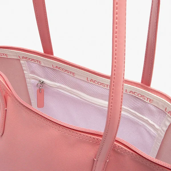 Túi Tote Nữ Lacoste Large L.12.12 Concept NF1888PO-N05 Pink Màu Hồng Đào