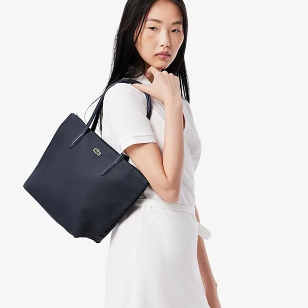 Túi Tote Nữ Lacoste Small L.12.12 Concept NF2037PO 141 Màu Xanh Navy