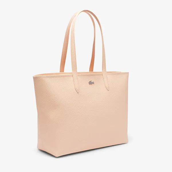 Túi Tote Nữ Lacoste Women's Anna Zip NF4823AA-Q64 Pink Bags Màu Hồng Phấn