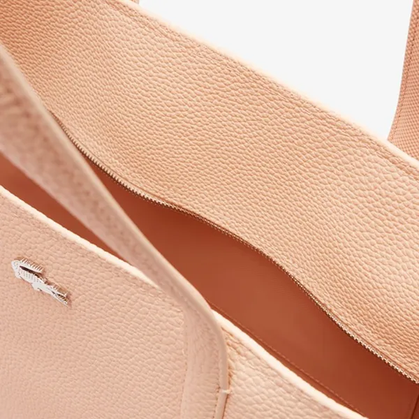 Túi Tote Nữ Lacoste Women's Anna Zip NF4823AA-Q64 Pink Bags Màu Hồng Phấn