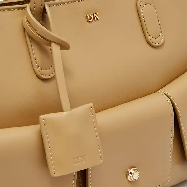 Túi Tote Nữ Lyn Rockcake Tote Bag Beige LL25FBT605 Màu Be