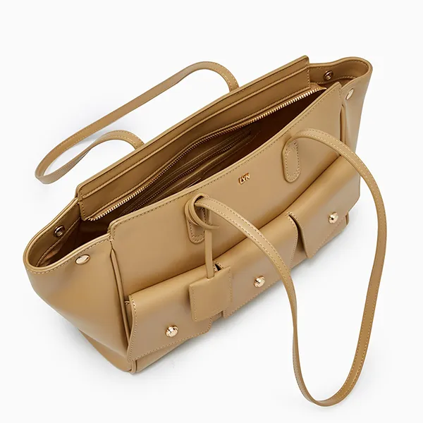 Túi Tote Nữ Lyn Rockcake Tote Bag Beige LL25FBT605 Màu Be