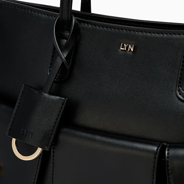 Túi Tote Nữ Lyn Rockcake Tote Bag Black LL25FBT605 Màu Đen
