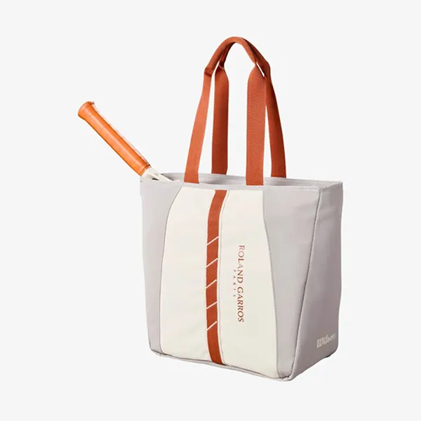 Túi Tote Tennis Wilson Roland Garros Cream/Clay WR8042401001 Màu Kem Nâu